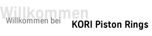 Willkommen bei KORI Piston Rings